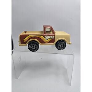Vintage 1980 Torco Green Grass Mfg Pickup Truck Toy Hong Kong 6”